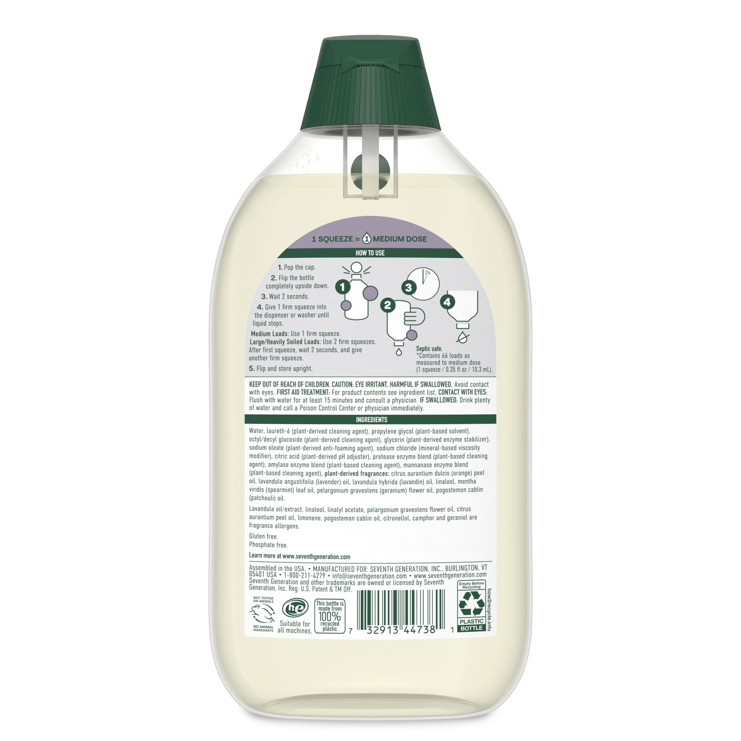 EasyDose™ Ultra Concentrated Laundry Detergent in Fresh Lavender for Laundry Day