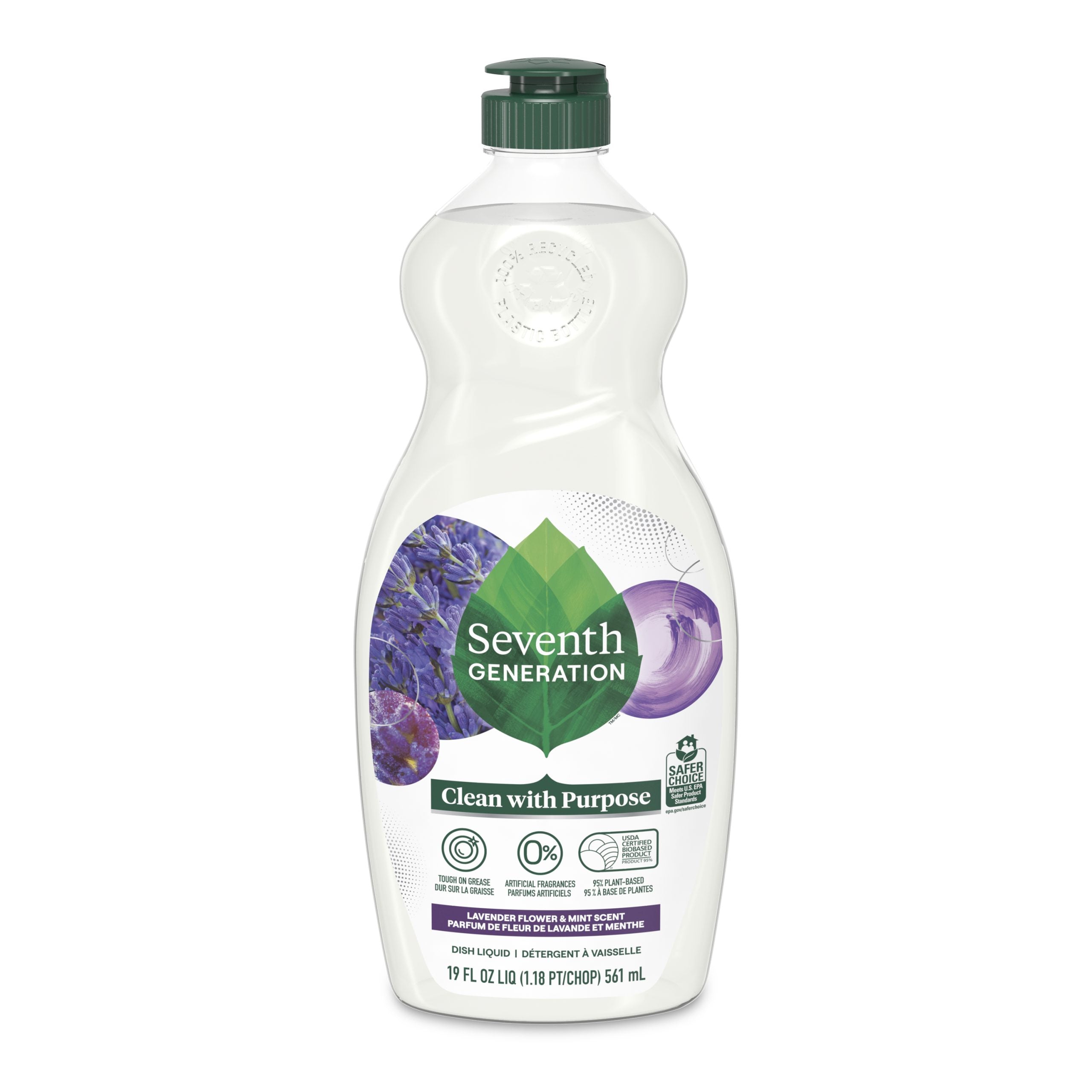 Dish Soap in Lavender Flower & Mint for Kitchen Cleanup