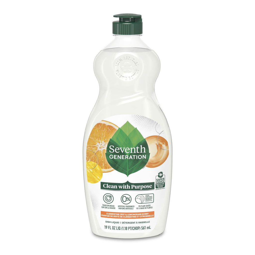 Dish Soap in Clementine Zest & Lemongrass for Kitchen Cleanup