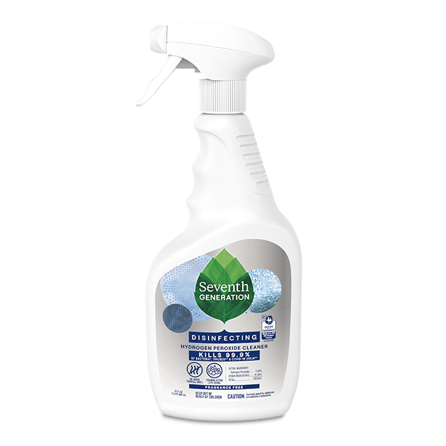 Disinfecting Hydrogen Peroxide Cleaner for Home Cleaning - Fragrance Free