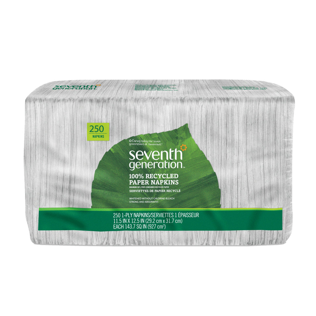 100% Recycled Paper Napkins for Daily Household Care