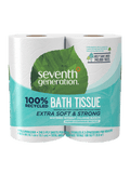 100% Recycled Bathroom Tissue 2-ply for Bathroom Care - 4 Rolls / 12 Rolls / 24 Rolls