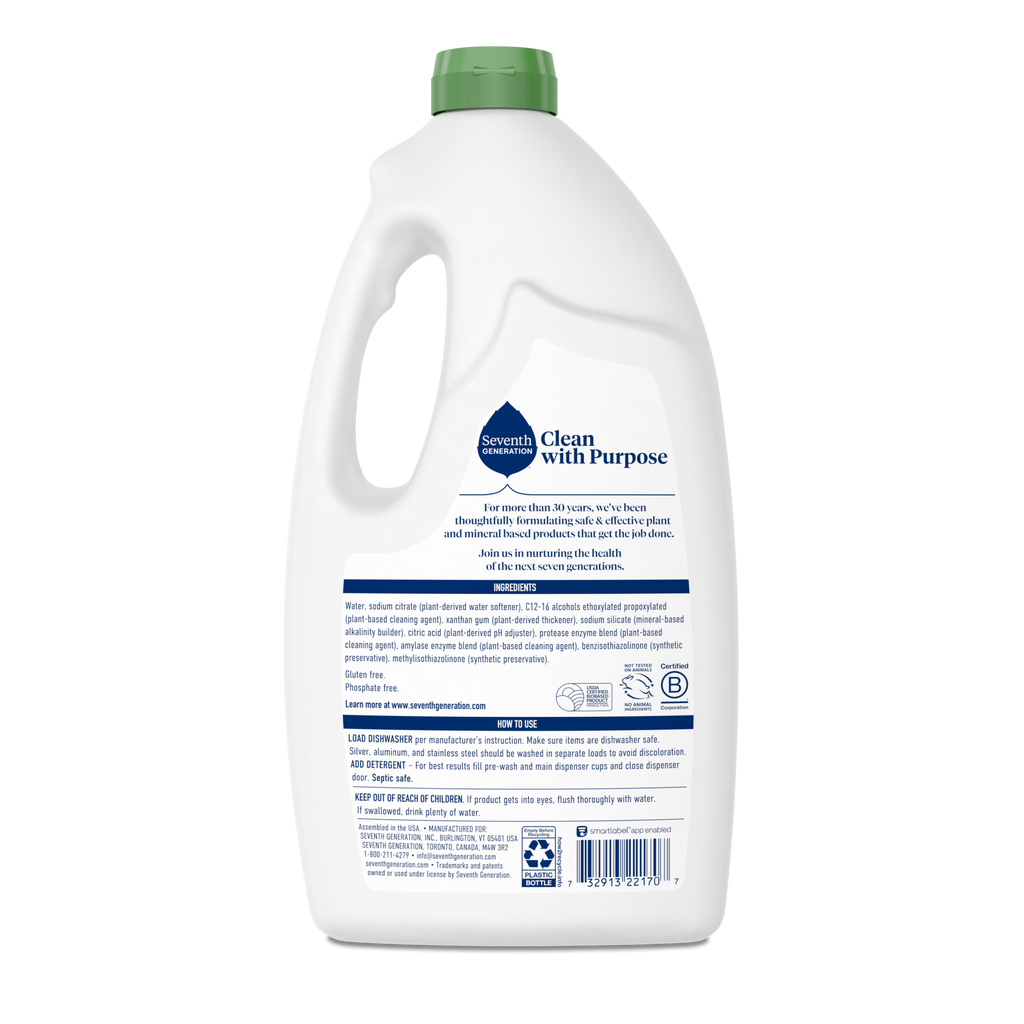 Dishwasher Detergent Gel for Kitchen Cleanup - Free & Clear