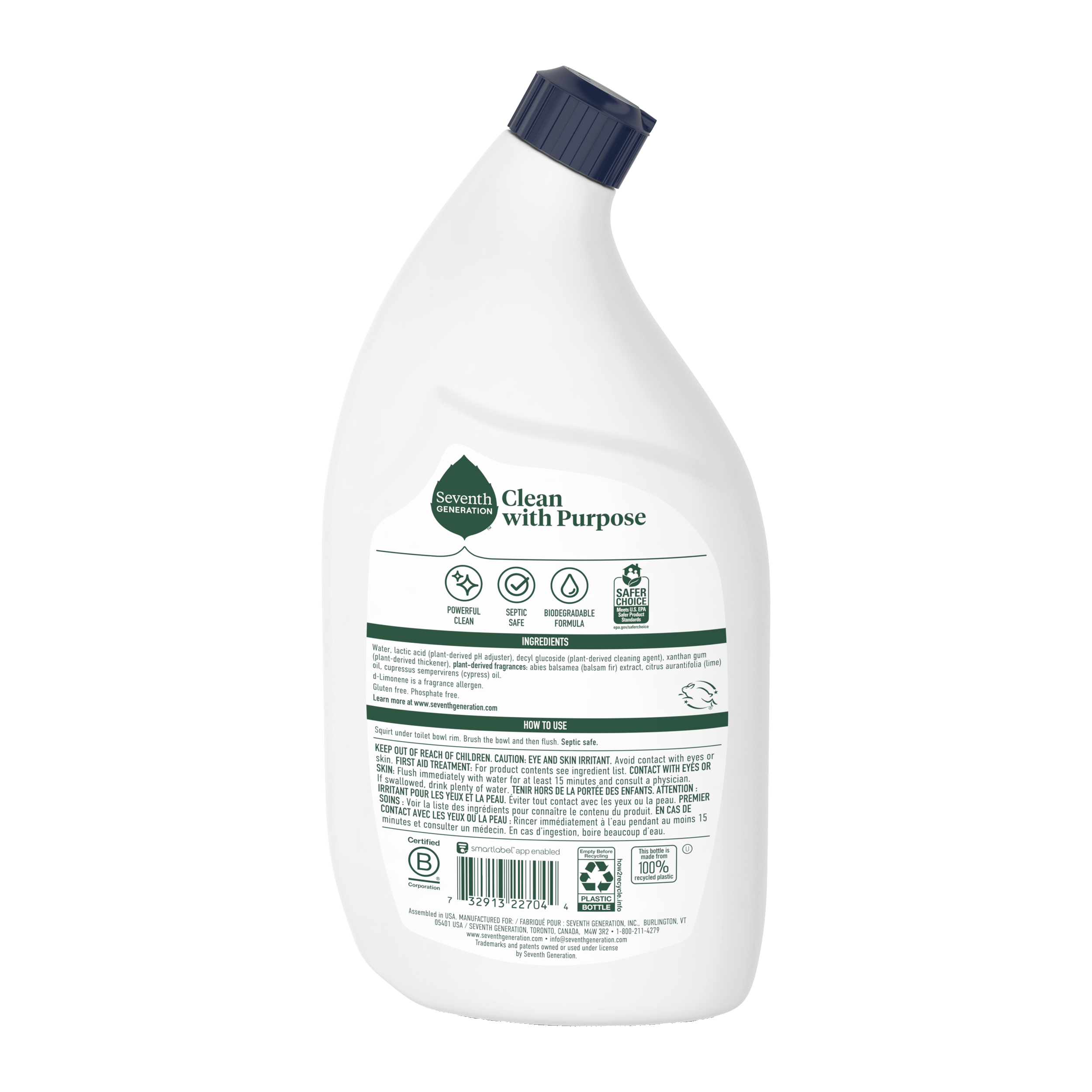 Toilet Bowl Cleaner in Emerald Cypress & Fir for Bathroom Care