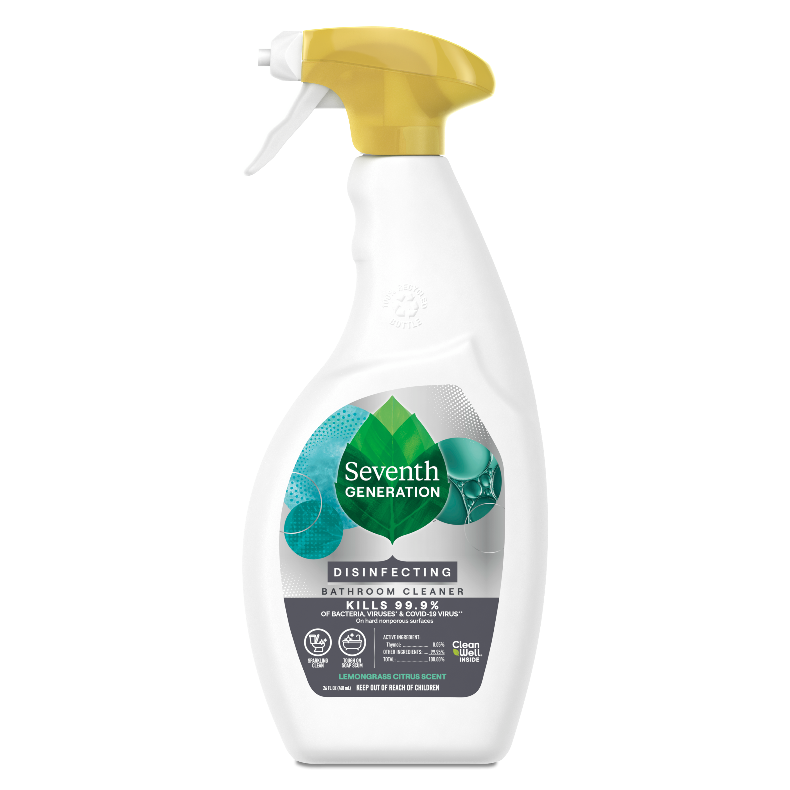 Disinfecting Bathroom Cleaner in Lemongrass Citrus for Bathroom Care