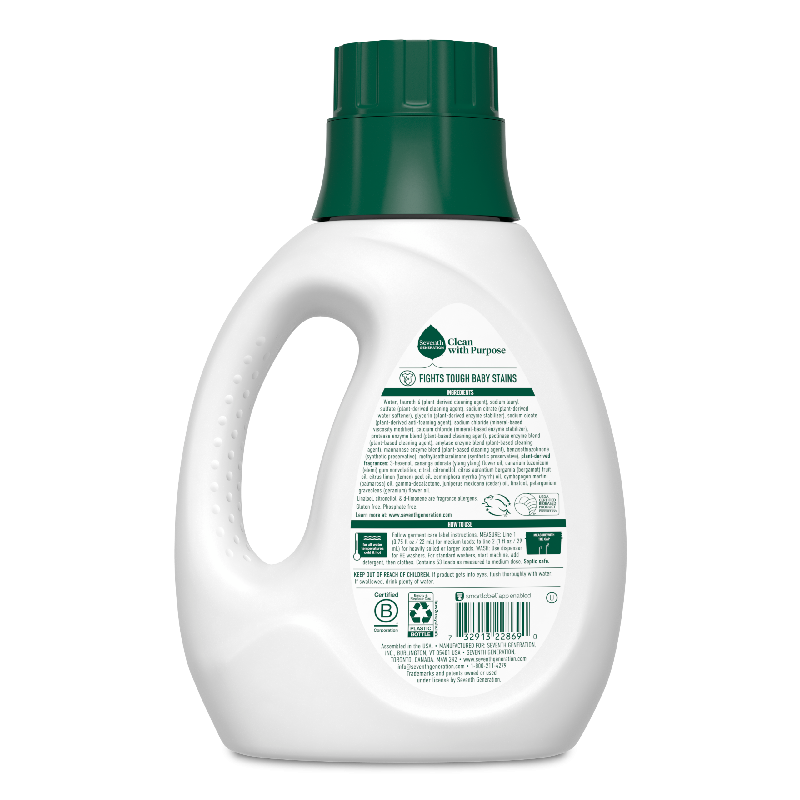 Concentrated Baby Laundry Detergent in Fresh Scent for Laundry Day
