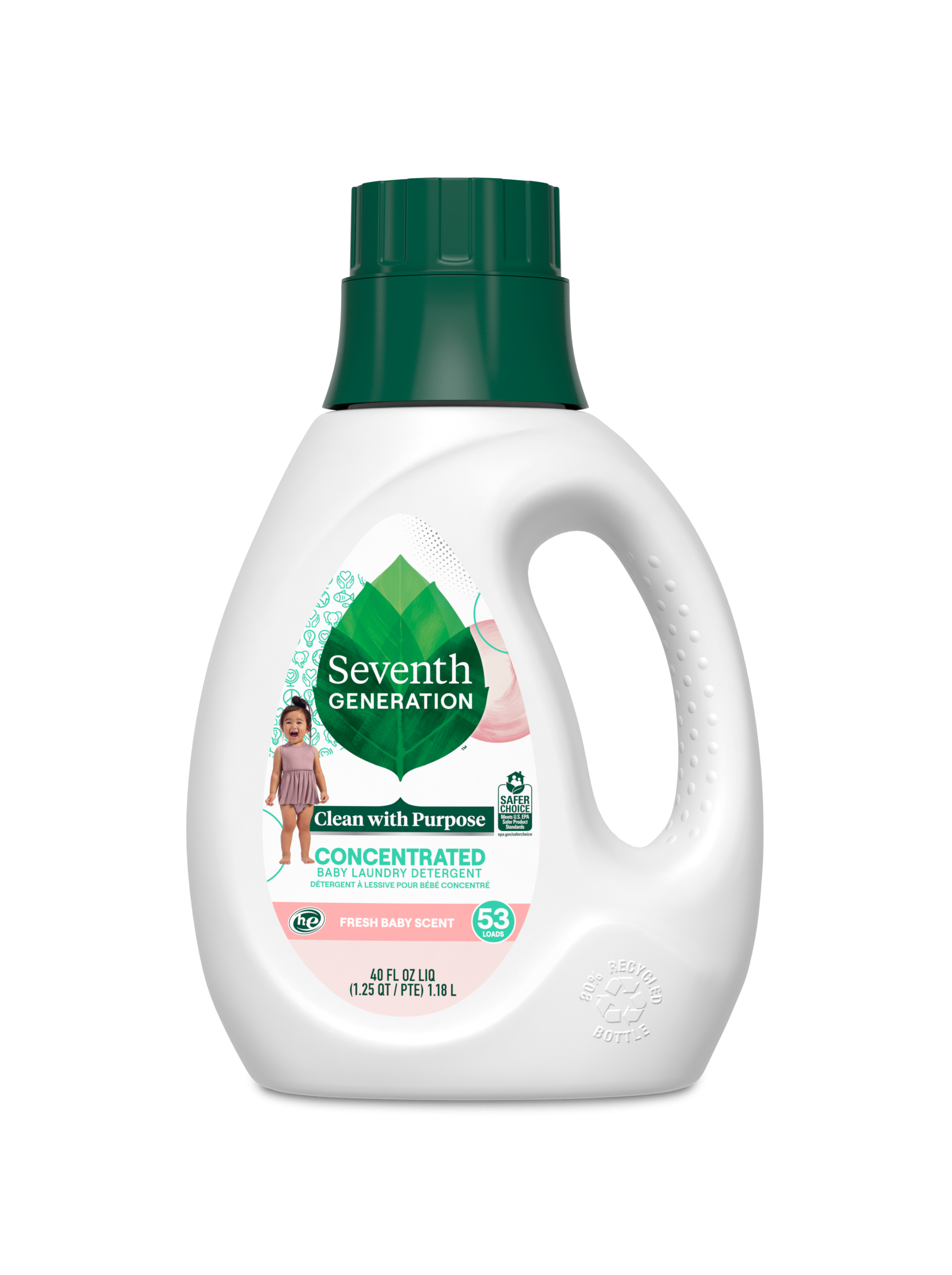 Concentrated Baby Laundry Detergent in Fresh Scent for Laundry Day