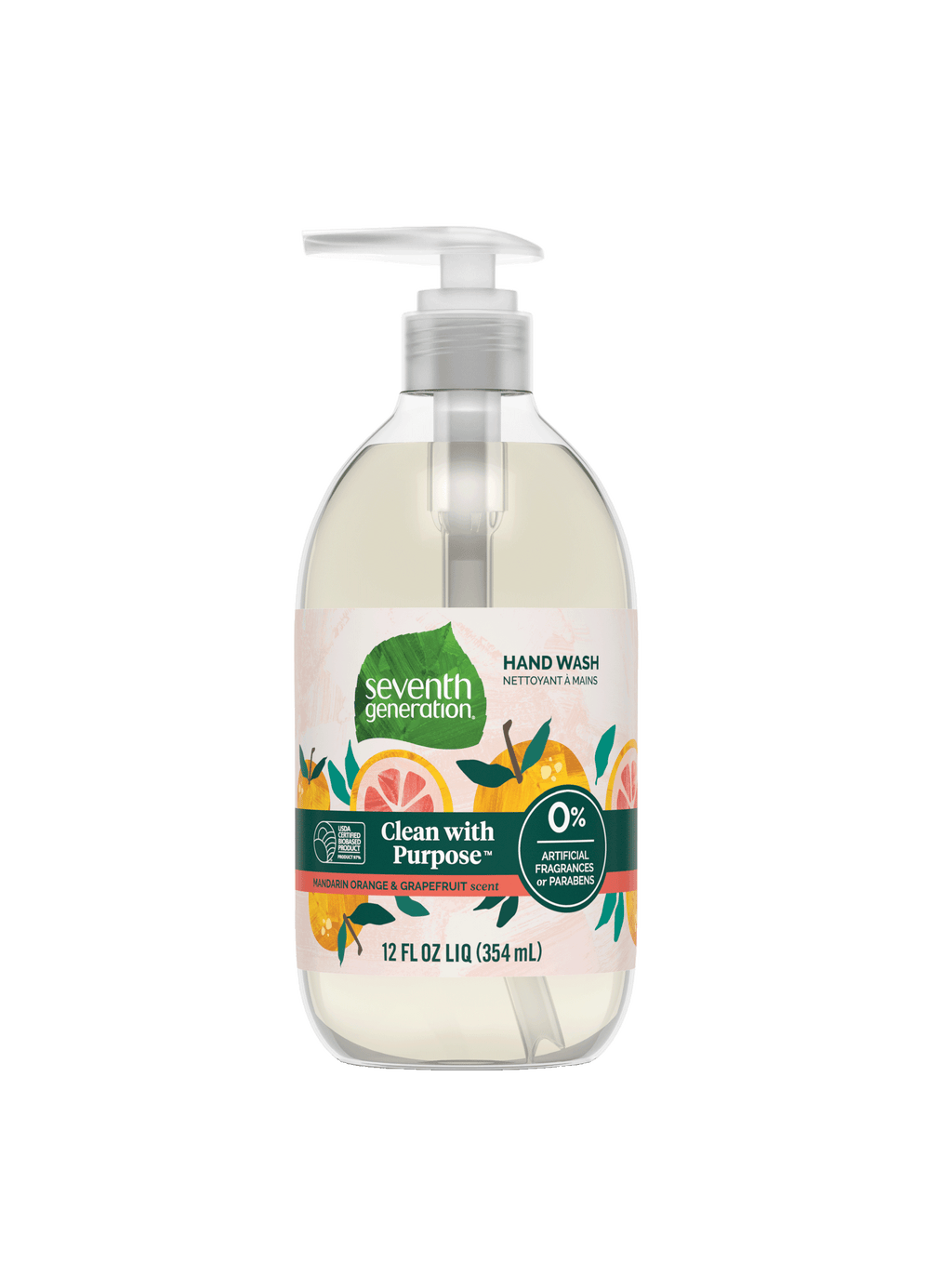 Hand Wash in Mandarin Orange & Grapefruit for Daily Hand Washing