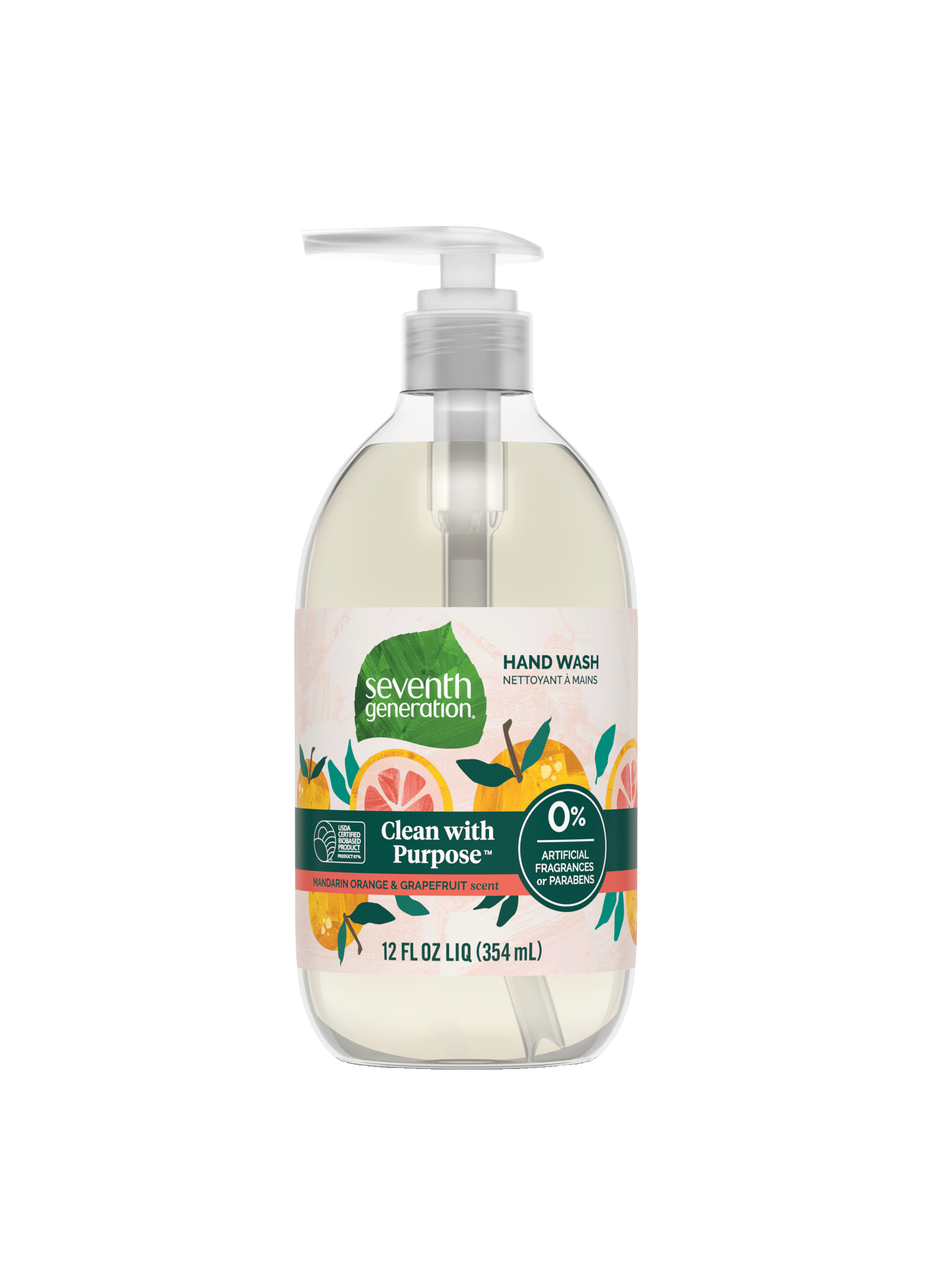 Hand Wash in Mandarin Orange & Grapefruit for Daily Hand Washing