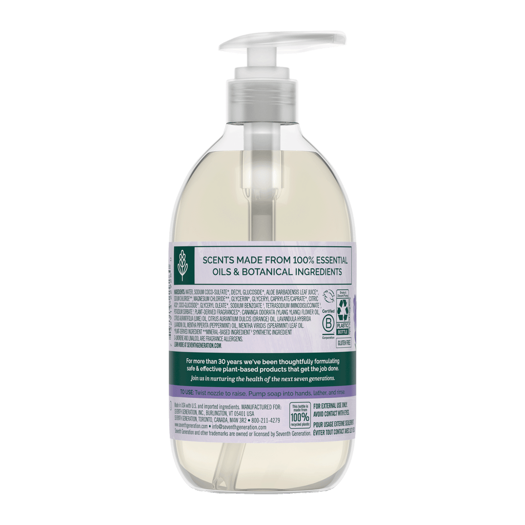 Hand Wash in Lavender Flower & Mint for Daily Hand Washing