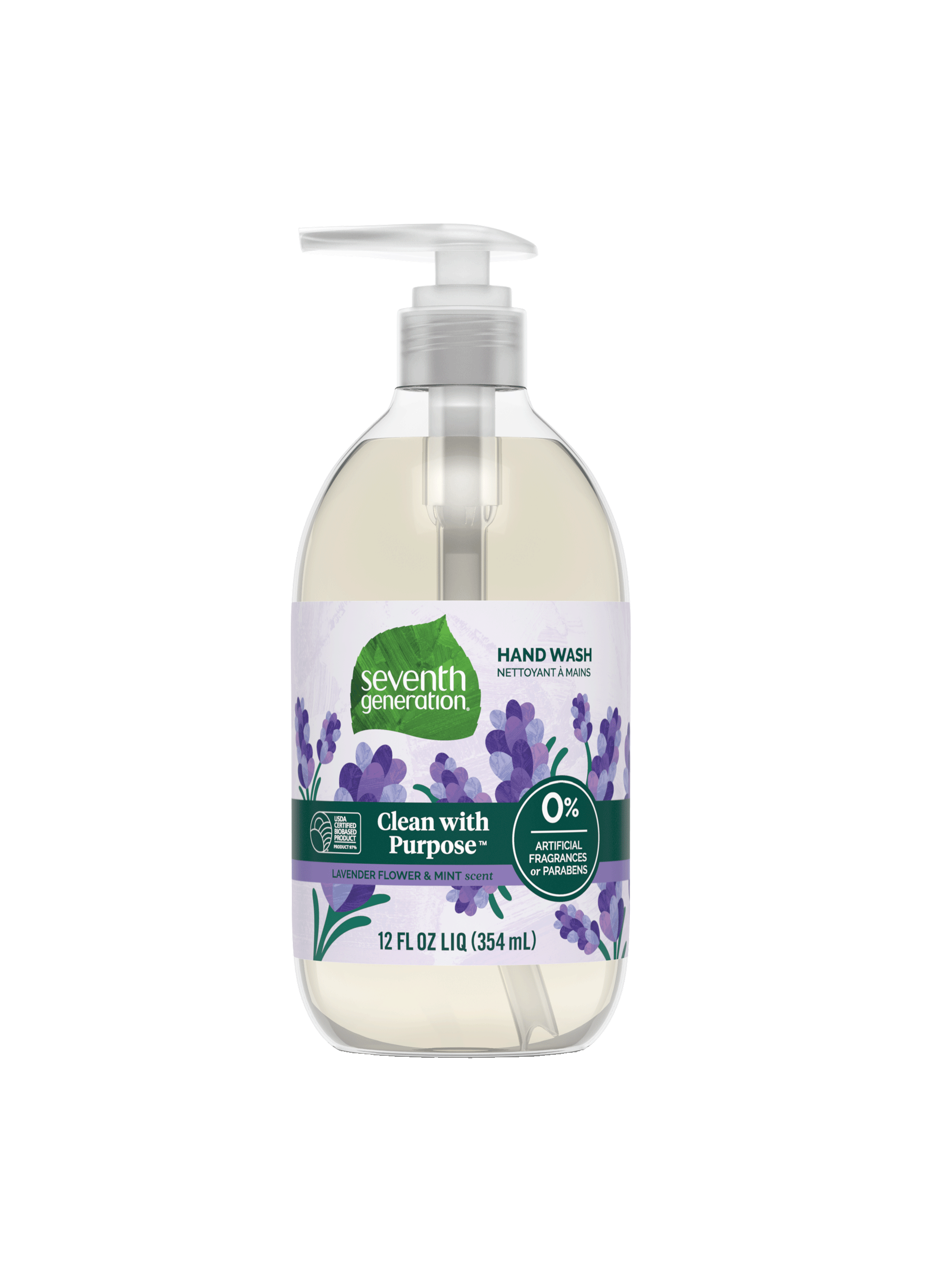 Hand Wash in Lavender Flower & Mint for Daily Hand Washing