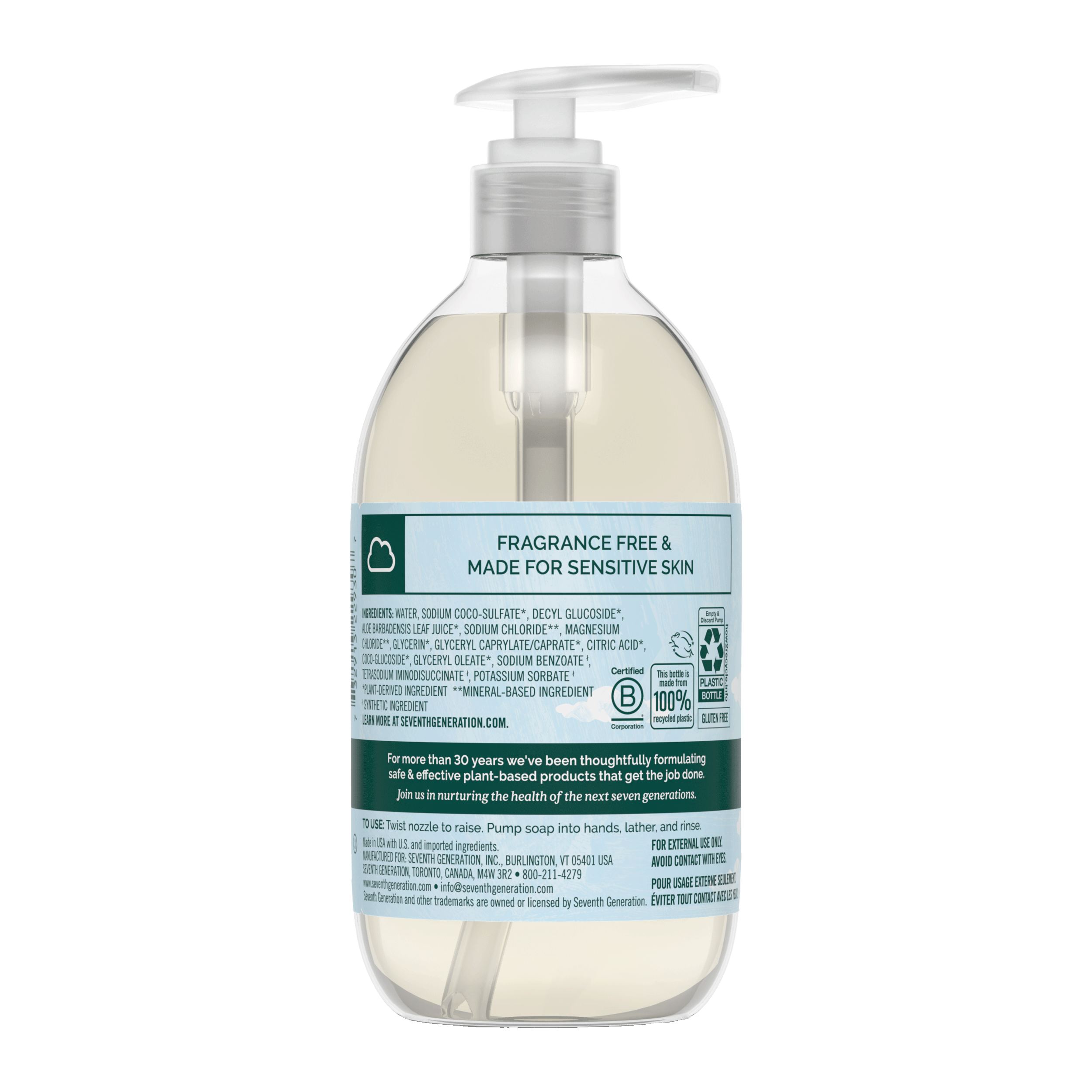 Hand Wash for Daily Hand Washing - Free & Clean
