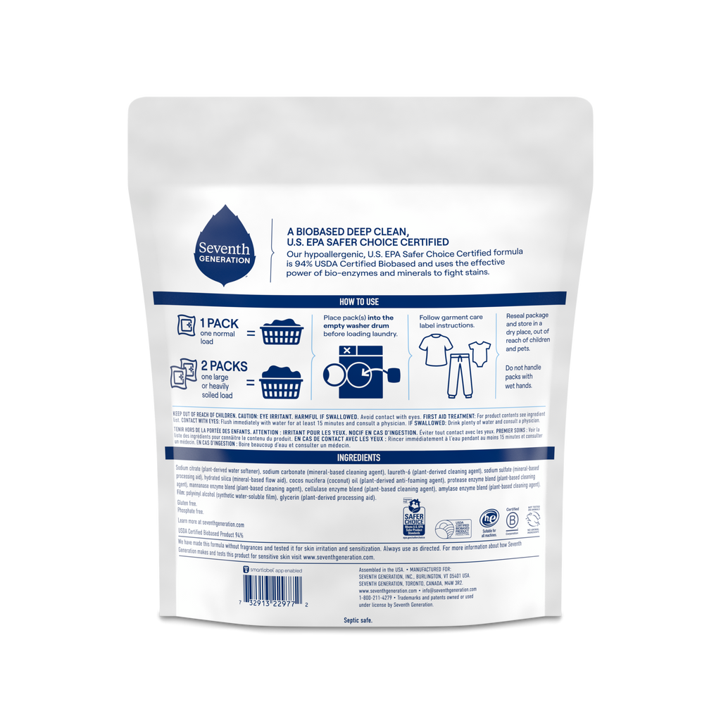 Laundry Detergent Packs for Laundry Day - Free & Clear