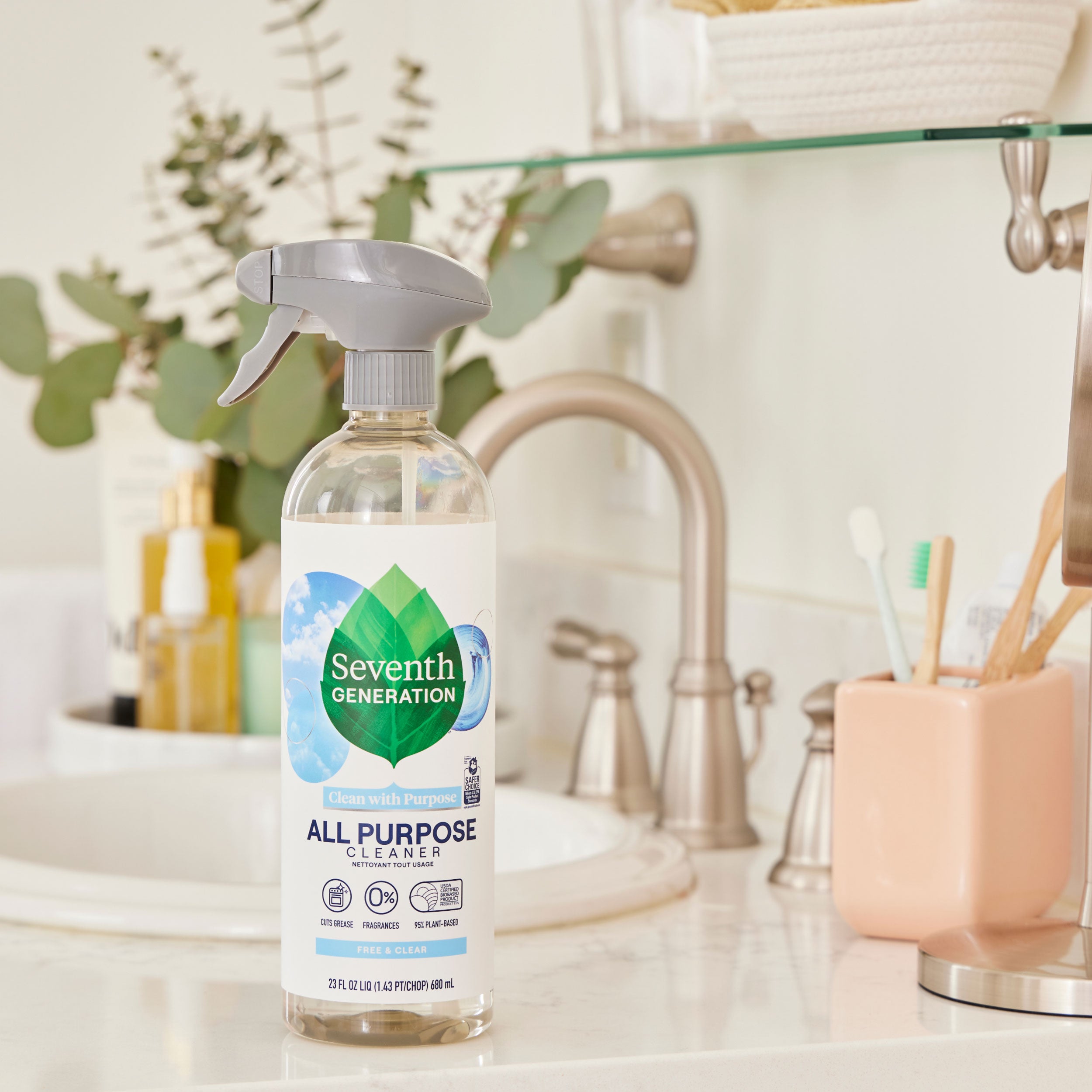 All Purpose Cleaner for Home Cleaning - Free & Clear