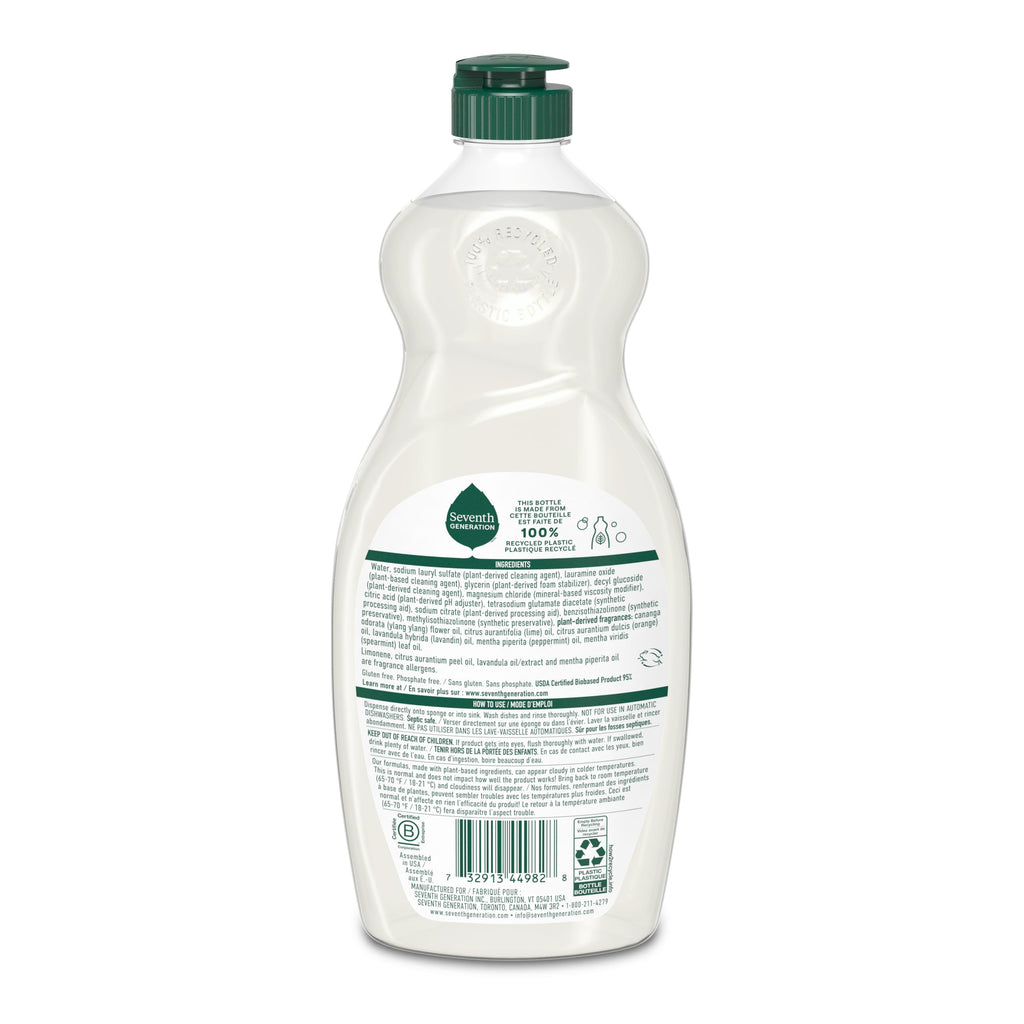 Dish Soap in Lavender Flower & Mint for Kitchen Cleanup