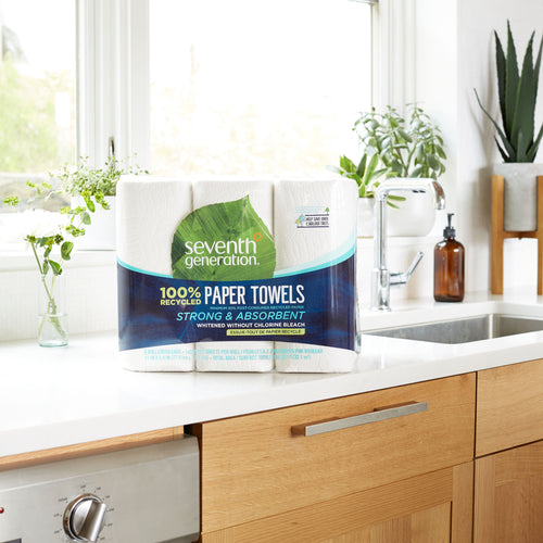 100% Recycled Paper Towels for Daily Household Care