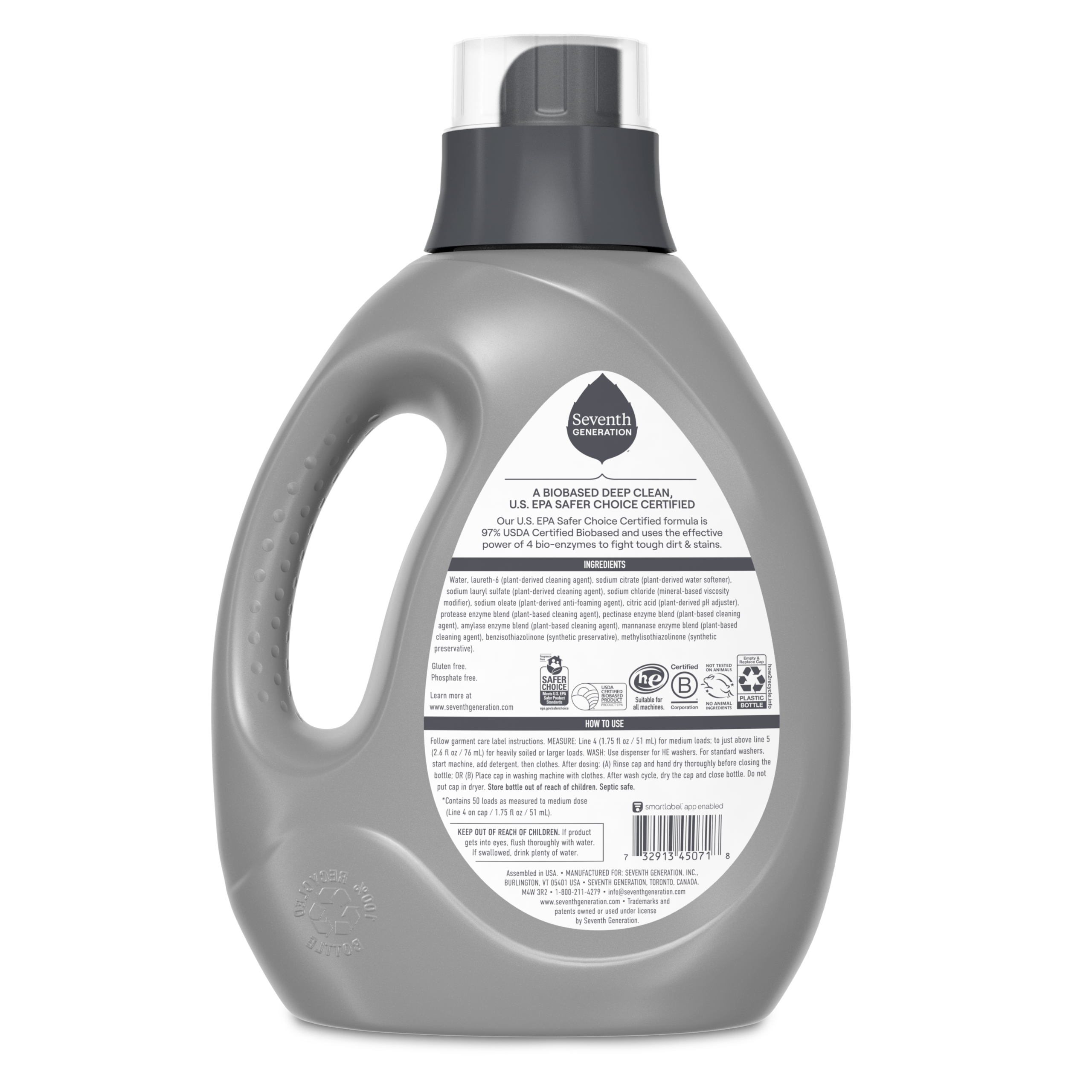 Power+™ Liquid Laundry Detergent for Laundry Day - Fragrance Free