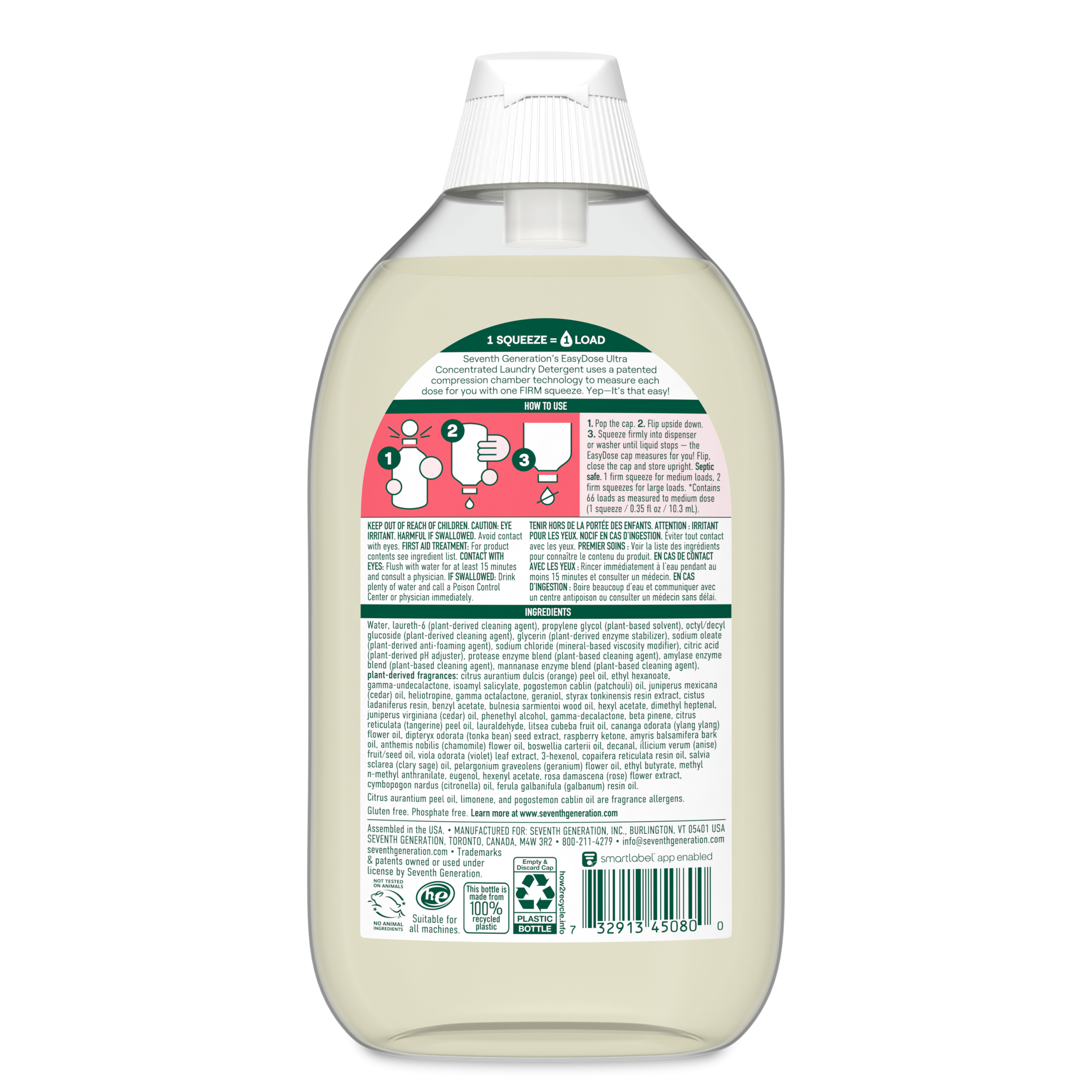 EasyDose™ Ultra Concentrated Laundry Detergent in Mango & Mandarin for Laundry Day