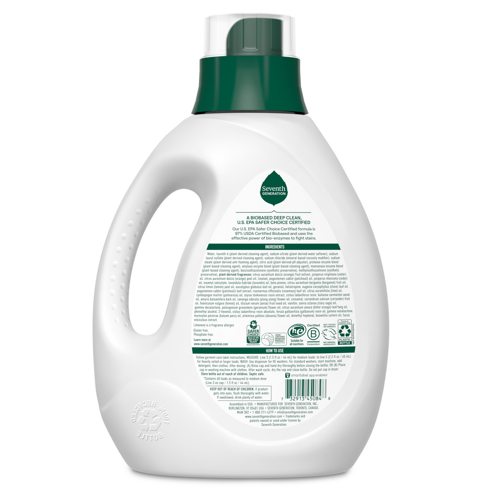Liquid Laundry Detergent in Sage & Cedar for Laundry Day