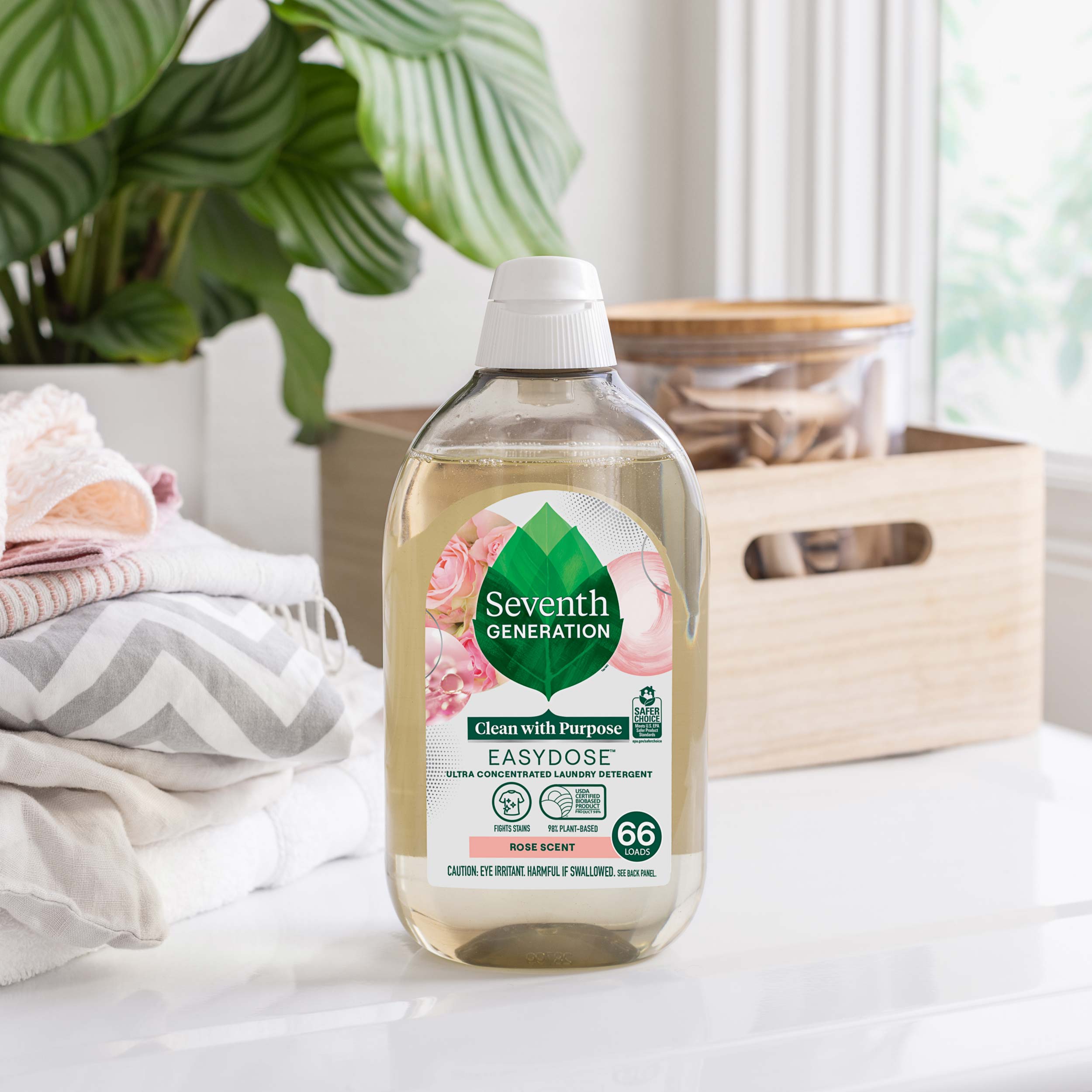 EasyDose™ Ultra Concentrated Laundry Detergent in Rose for Laundry Day