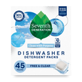 Dishwasher Detergent Packs for Kitchen Cleanup - Free & Clear