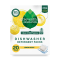 Dishwasher Detergent Packs in Lemon for Kitchen Cleanup