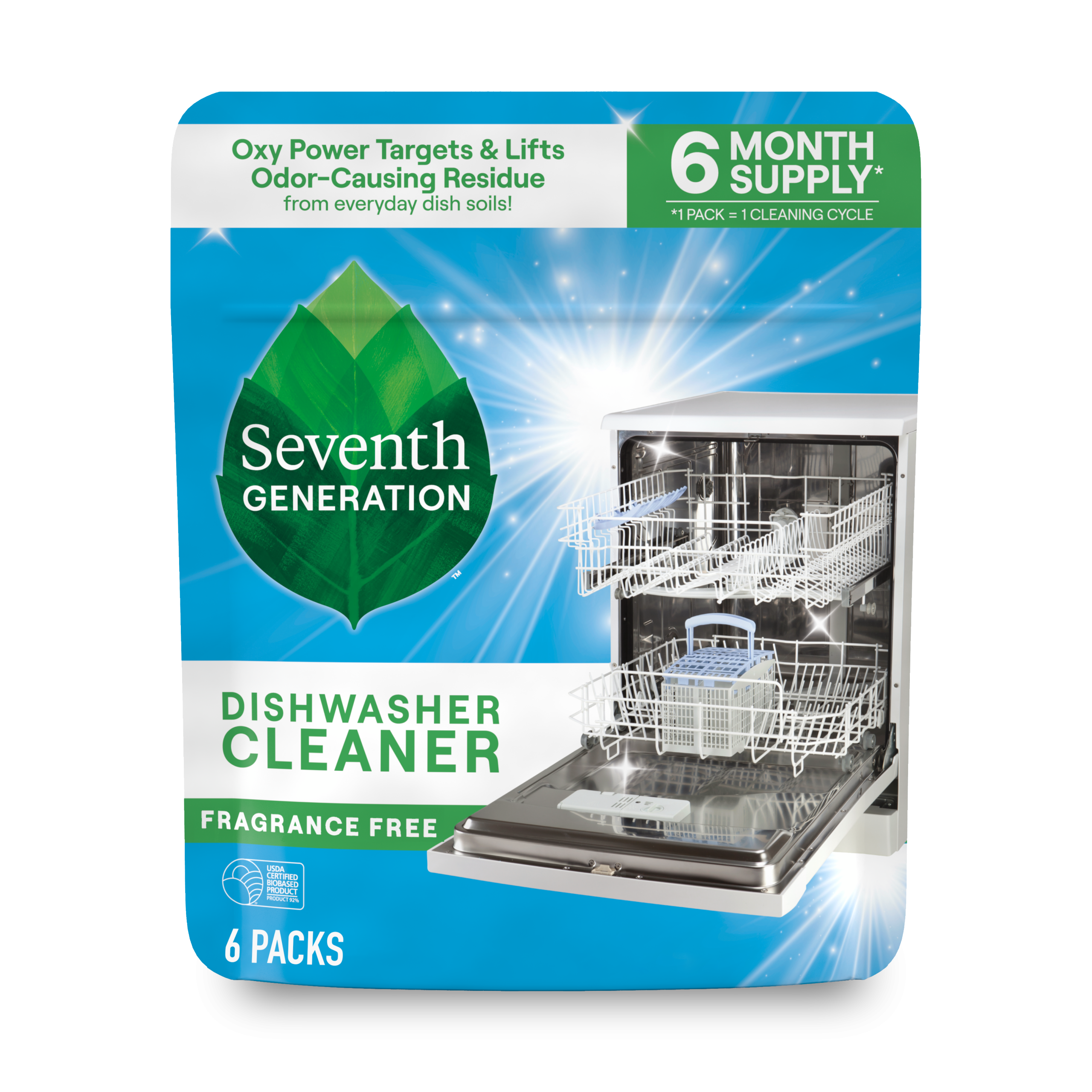 Dishwasher Cleaner for Kitchen Cleanup - Fragrance Free