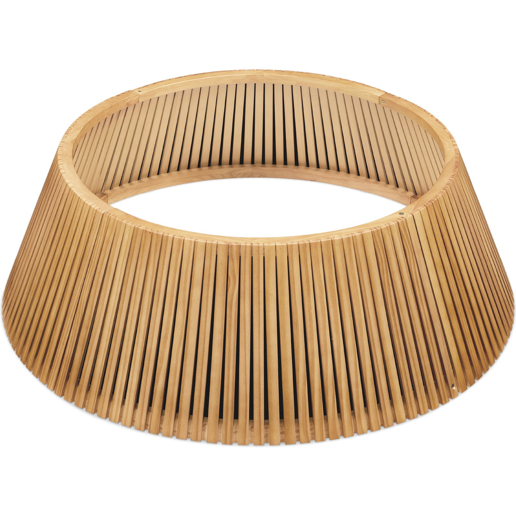Christmas Tree Collar Solid Wood Slatted Tree Accessory - 36in