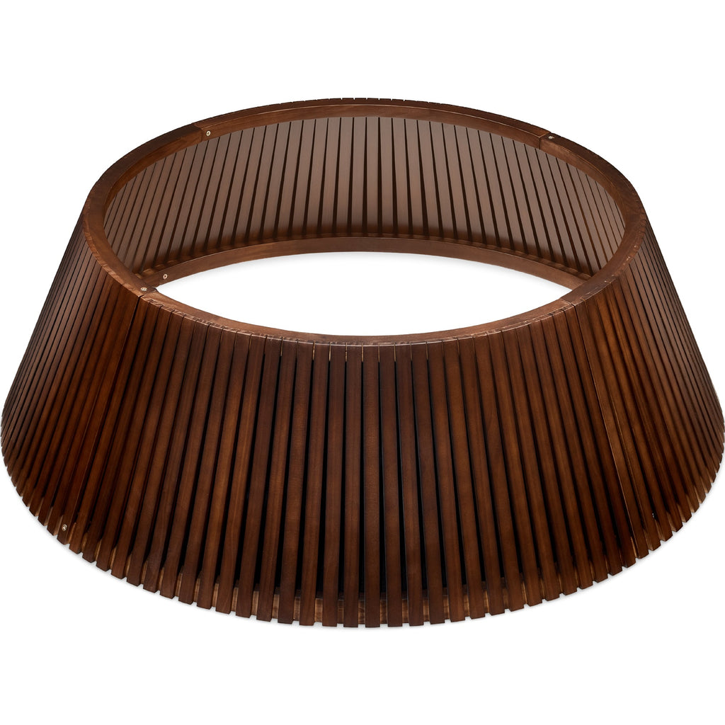 Christmas Tree Collar Solid Wood Slatted Tree Accessory - 36in