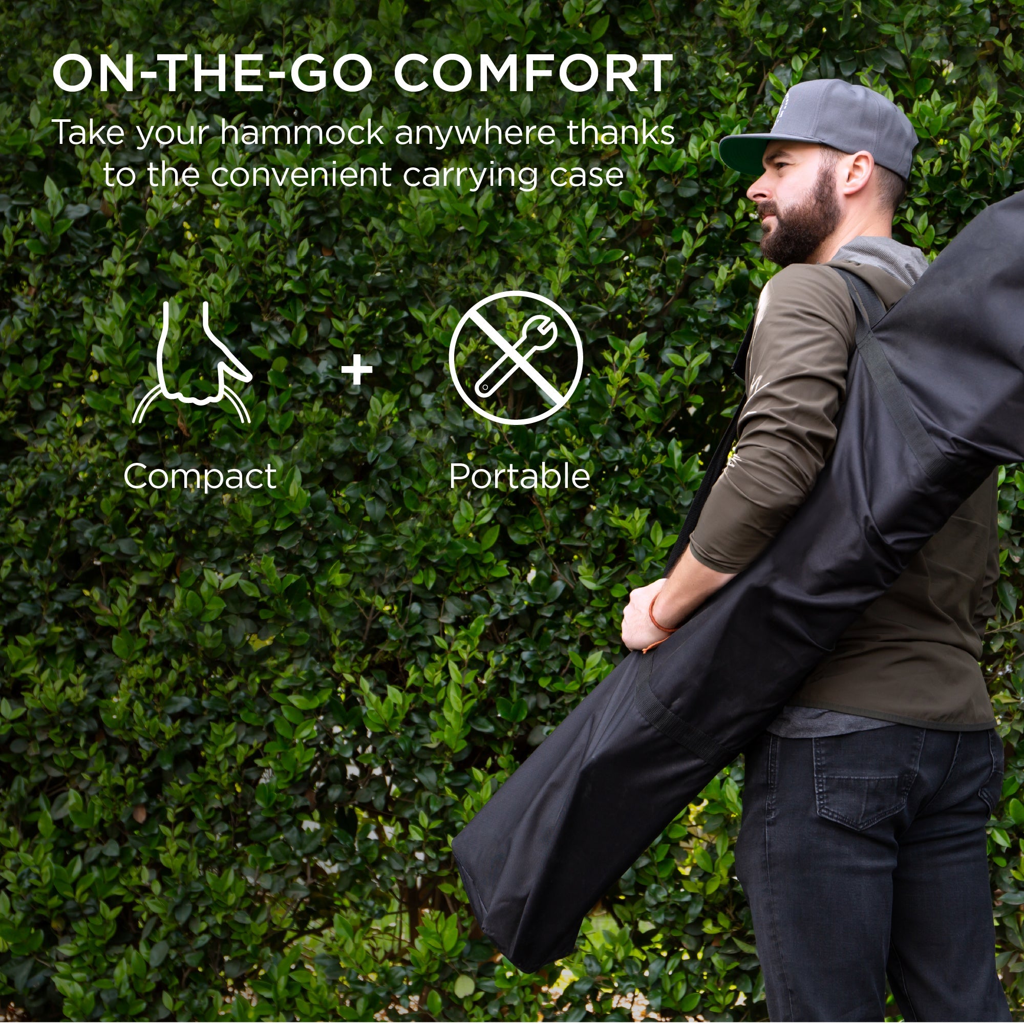 Cotton Rope 2-Person Double Hammock w/ Spreader Bars Carrying Case
